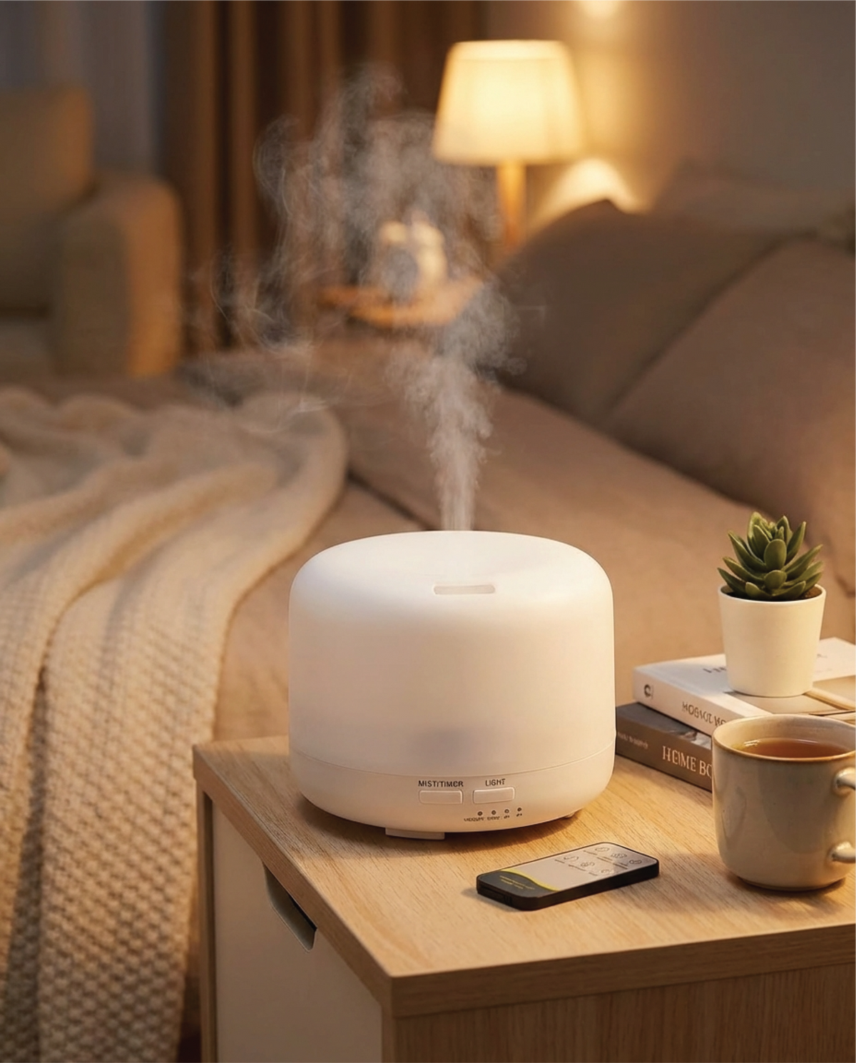 Humidificador 300ml + Aroma Gratis