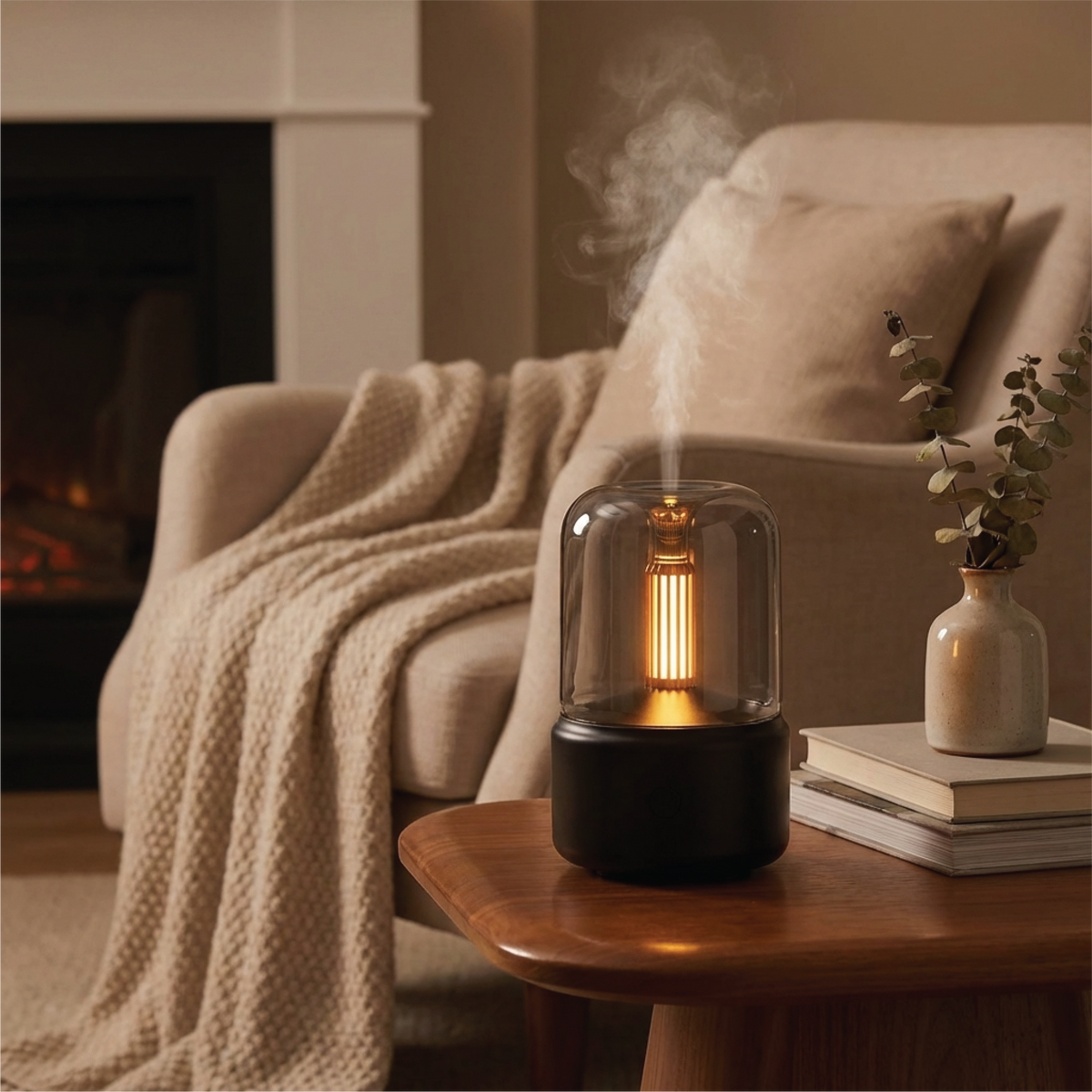 Humidificador Candle Light + Aroma Gratis
